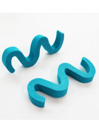 Разделители для пальцев педикюрные Зеленые Solomeya Toe Separator Green, 2 шт